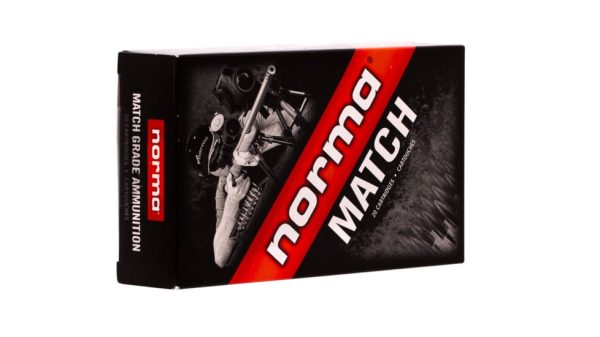 Norma Match Ammunition 6.5mm Creedmoor 130 Grain Golden Target Boat Tail Hollow Point Brass Cased Centerfire Rifle Ammunition 500 ROUNDS