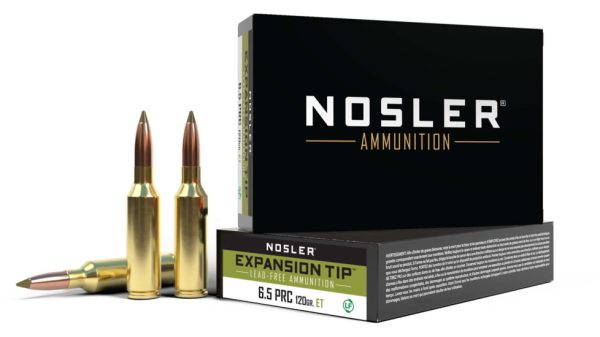 Nosler 6.5 PRC E-Tip 120 grain Brass Cased Rifle Ammunition 40688 Caliber: 6.5mm PRC, Number of Rounds: 500