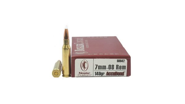 Nosler Trophy Grade 7mm-08 Remington 140 Grain Nosler AccuBond