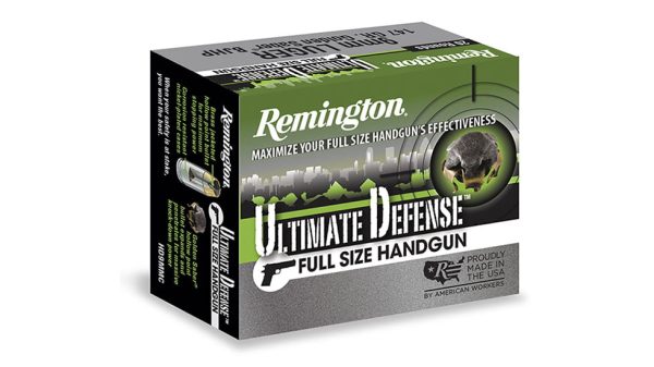 Remington Ultimate Defense Full-Size .380 ACP 102 Grain Bonded Jacketed Hollow Point Centerfire Pistol Ammunition 28937 Caliber: .380 ACP, Number of Rounds: 500