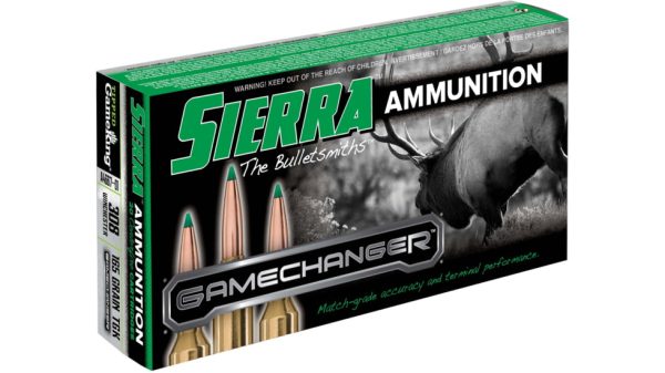 Sierra GameChanger .308 Winchester 165 grain Sierra Tipped GameKing Brass Centerfire Rifle Ammunition