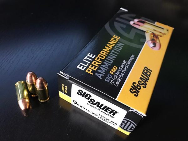 Sig Sauer Elite Performance FMJ 9mm Luger 124 Grain - Image 2