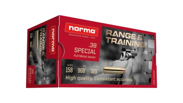 Norma Range Training FMJ .38 Special 158Grain