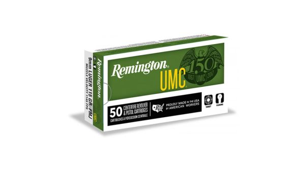 Remington UMC FMJ 9mm Luger 115 grain