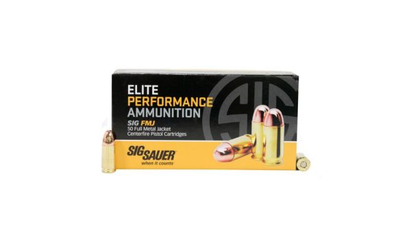 Sig Sauer Elite Performance FMJ 9mm Luger 124 Grain