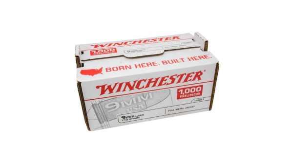 Winchester USA Full Metal Jacket 9mm Luger 115 grain