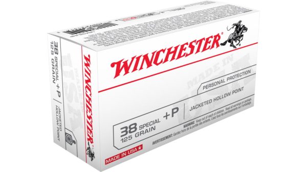 Winchester  .38 Special +P JHP 125Grain